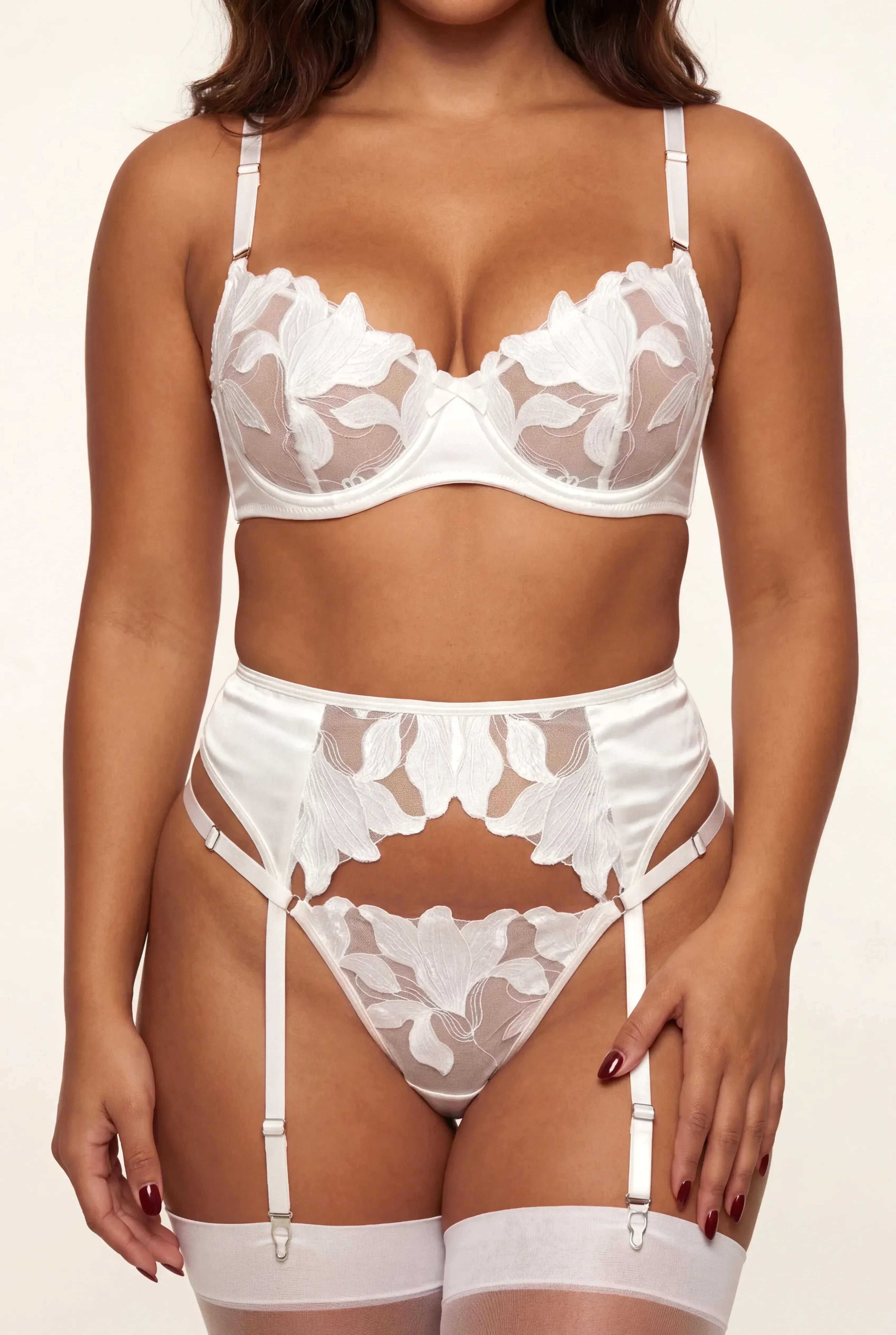 Vierteiliges Dessous-Set - PEARL
